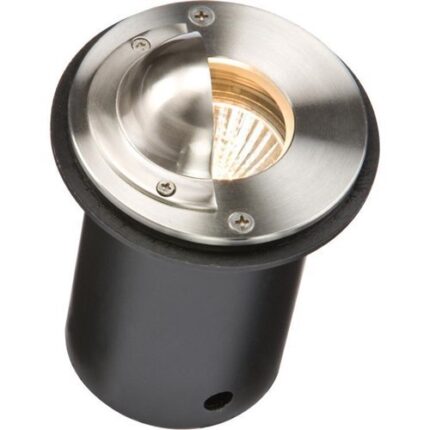 Knightsbridge IP65 230V Round Stainless Steel Walkover Ground Light with Half-Lip Cover CAPWGU - West Midland Electrics | CCTV & Electrical Wholesaler 5