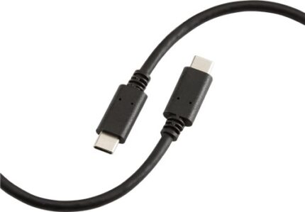 Knightsbridge 1.5m 60W USB-C to USB-C Cable – Black AVCC15 - West Midland Electrics | CCTV & Electrical Wholesaler 3