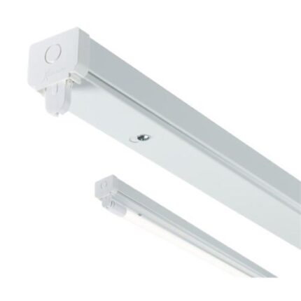 Knightsbridge 230V T8 Single LED-Ready Batten Fitting 1778mm (6ft) (without a ballast or driver) T8LB16 - West Midland Electrics | CCTV & Electrical Wholesaler