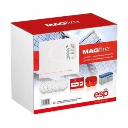 ESP Magfire 2 Zone Conventional Fire Alarm Kit FLK2P - West Midland Electrics | CCTV & Electrical Wholesaler 5