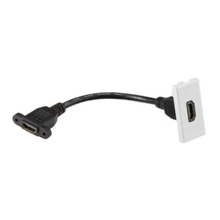 Knightsbridge HDMI outlet module 25 x 50mm – white NETHDMIWH - West Midland Electrics | CCTV & Electrical Wholesaler 3