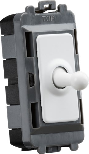 Knightsbridge 20AX 1G DP Toggle switch – matt white GDM02TOGMW - West Midland Electrics | CCTV & Electrical Wholesaler