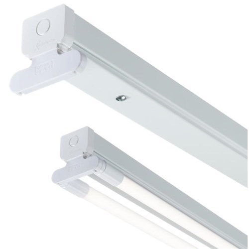 Knightsbridge 230V T8 Twin LED-Ready Batten Fitting 1225mm (4ft) (without a ballast or driver) T8LB24 - West Midland Electrics | CCTV & Electrical Wholesaler