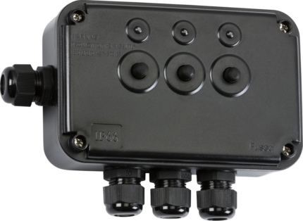Knightsbridge IP66 13A 3G Switch Box OP3GBK - West Midland Electrics | CCTV & Electrical Wholesaler