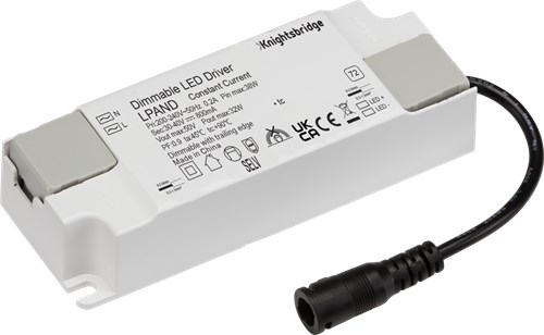 Knightsbridge IP20 32W Constant Current Dimmable LED Driver LPAND - West Midland Electrics | CCTV & Electrical Wholesaler