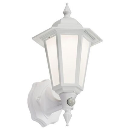 Knightsbridge 230V IP54 LED Wall Lantern with PIR – White LANT2W - West Midland Electrics | CCTV & Electrical Wholesaler 5