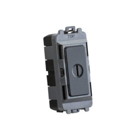Knightsbridge 20AX 2-way key module – matt black GDM009MB - West Midland Electrics | CCTV & Electrical Wholesaler