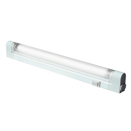 Knightsbridge IP20 T5/G5 14W Slimline Linkable Fluorescent Fitting with Tube,Switch and Diffuser 3500K T514 - West Midland Electrics | CCTV & Electrical Wholesaler 3