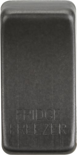 Knightsbridge Switch cover “marked FRIDGE FREEZER” – smoked bronze GDFRIDSB - West Midland Electrics | CCTV & Electrical Wholesaler