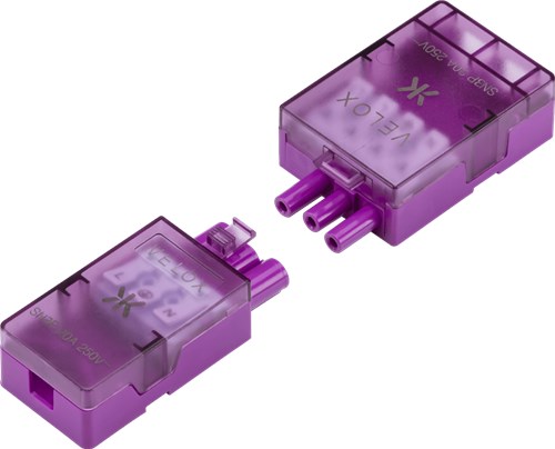 Knightsbridge VELOX 20A 3-pin lighting connector SN3P (Pack of 20) - West Midland Electrics | CCTV & Electrical Wholesaler