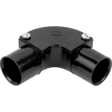 25mm Inspection Elbow Black IEP25B - West Midland Electrics | CCTV & Electrical Wholesaler