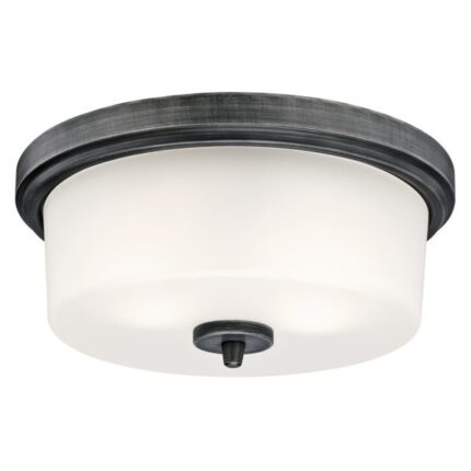 Westinghouse Cedric Ceiling Light Distressed Aluminum Finish 63251 - West Midland Electrics | CCTV & Electrical Wholesaler