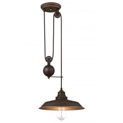 Westinghouse 1 Light Pendant Oil Rubbed Bronze Finish 63632 - West Midland Electrics | CCTV & Electrical Wholesaler