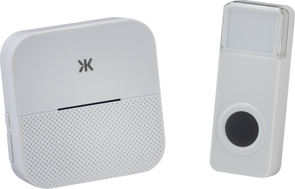 Knightsbridge Wireless plug in door chime – white DC013 - West Midland Electrics | CCTV & Electrical Wholesaler