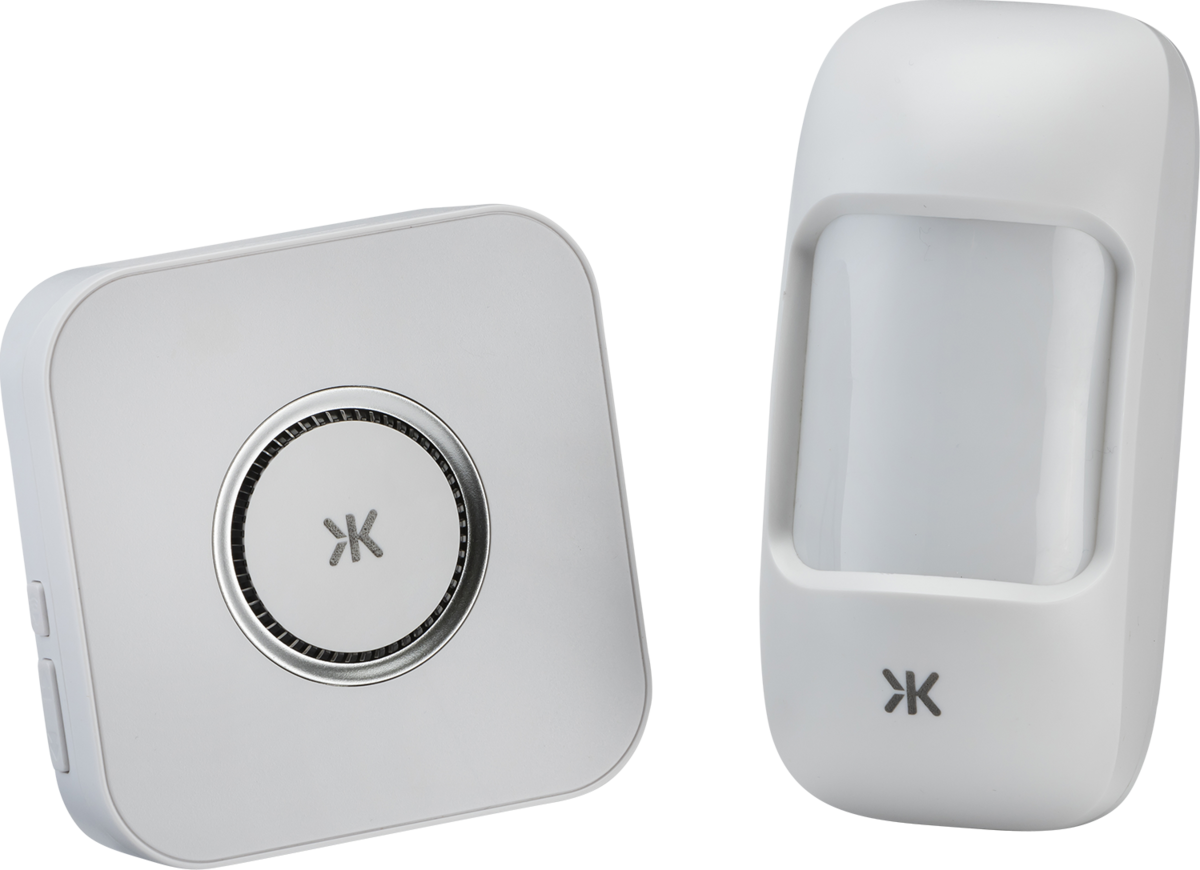 Knightsbridge Wireless plug in motion activated chime system DC016 - West Midland Electrics | CCTV & Electrical Wholesaler