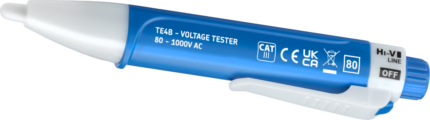 Knightsbridge CAT III 80-1000V AC Non-Contact Voltage Tester TE4B - West Midland Electrics | CCTV & Electrical Wholesaler 3