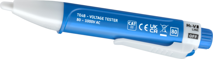 Knightsbridge CAT III 80-1000V AC Non-Contact Voltage Tester TE4B - West Midland Electrics | CCTV & Electrical Wholesaler 3
