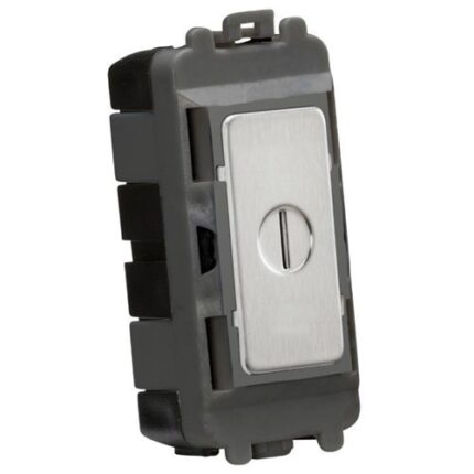 Knightsbridge 20AX DP key module – brushed chrome GDM010BC - West Midland Electrics | CCTV & Electrical Wholesaler 3