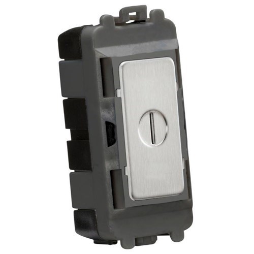 Knightsbridge 20AX DP key module – brushed chrome GDM010BC - West Midland Electrics | CCTV & Electrical Wholesaler