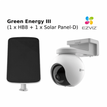 Green Energy III HB8 2K+ 4MP + Solar Panel D - West Midland Electrics | CCTV & Electrical Wholesaler