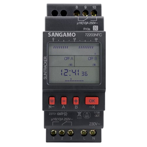 SANGAMO ESP Astro NFC 2 Module 2 Channel, 7 day Timer, 56 Operations 72203NFC - West Midland Electrics | CCTV & Electrical Wholesaler