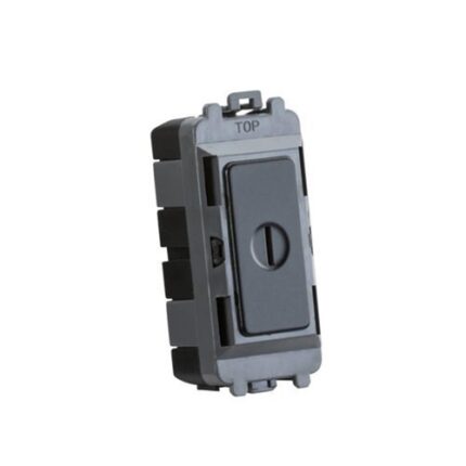 Knightsbridge 20AX DP key module – matt black GDM010MB - West Midland Electrics | CCTV & Electrical Wholesaler