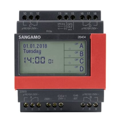 SANGAMO ESP Standard 4 Module 4 Channel, 7 Day Timer, 300 Operations 26404 - West Midland Electrics | CCTV & Electrical Wholesaler