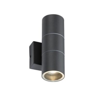 Knightsbridge 230V IP54 GU10 Up and Down Wall Light – Anthracite - West Midland Electrics | CCTV & Electrical Wholesaler 5