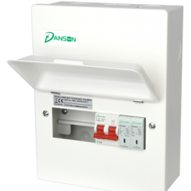 Danson SPD 9 Modules Supplied With 100A Main Switch & SPD (Board only) E-MM124/SPD1 - West Midland Electrics | CCTV & Electrical Wholesaler