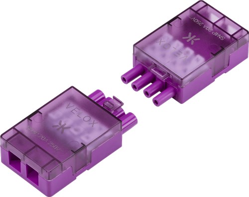 Knightsbridge VELOX 20A 4-pin lighting connector SN4P (Pack of 20) - West Midland Electrics | CCTV & Electrical Wholesaler