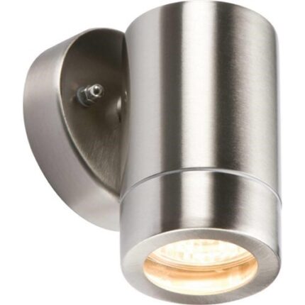 Knightsbridge 230V IP65 Lightweight Stainless Steel Fixed GU10 35W Fitting WALL1L - West Midland Electrics | CCTV & Electrical Wholesaler 5
