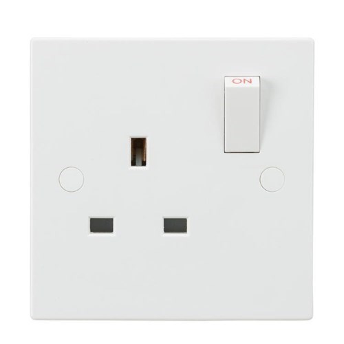 Knightsbridge 13A 1G DP Switched Socket – ASTA approved SN7000 - West Midland Electrics | CCTV & Electrical Wholesaler