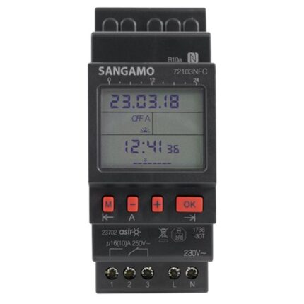 SANGAMO ESP Astro NFC 2 Module 1 Channel, 7 day Timer, 56 Operations 72103NFC - West Midland Electrics | CCTV & Electrical Wholesaler