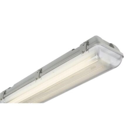 Knightsbridge 230V IP65 2x58W 5ft Twin HF Non-Corrosive Fluorescent Fitting with Emergency - West Midland Electrics | CCTV & Electrical Wholesaler 5