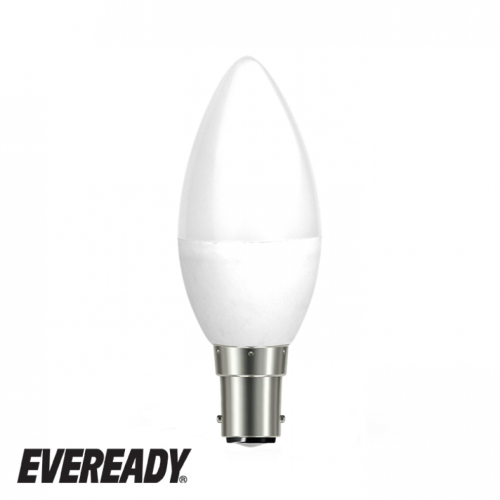 Eveready 6W LED Candle 480Lm Opal B15 Daylight Boxed S13613 - West Midland Electrics | CCTV & Electrical Wholesaler