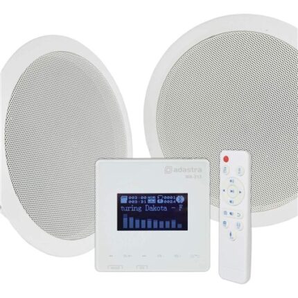 Adastra In-Wall Bluetooth Amplifier &Ceiling Speaker Set 953.137UK - West Midland Electrics | CCTV & Electrical Wholesaler