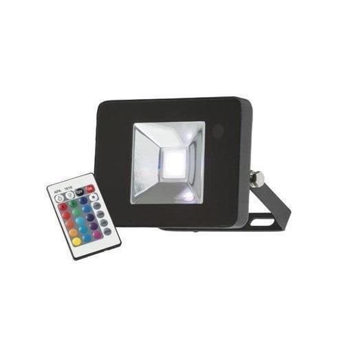 Knightsbridge 230V IP65 10W RGB LED Black Die-Cast Aluminium Floodlight FLF10RGB - West Midland Electrics | CCTV & Electrical Wholesaler 3