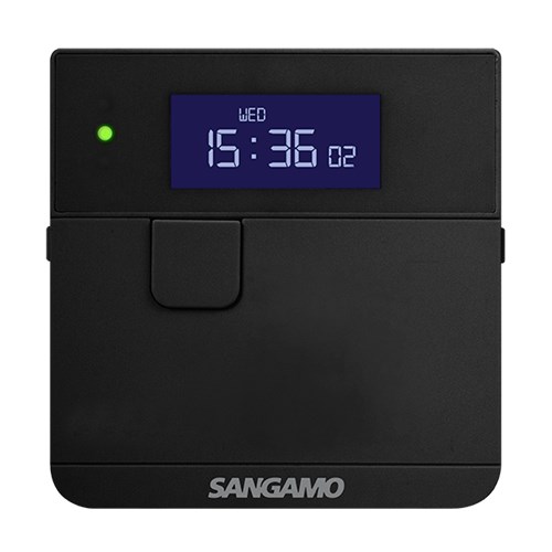 SANGAMO ESP 7 Day Time Switch with Boost in Black PSPSB - West Midland Electrics | CCTV & Electrical Wholesaler