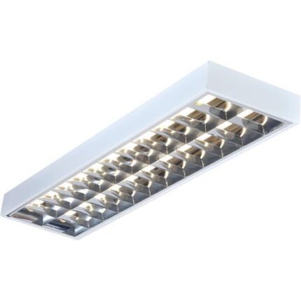 Knightsbridge IP20 2x36W 4ft T8 Surface Mounted Fluorescent Fitting 1220x305x80mm SURF236HF - West Midland Electrics | CCTV & Electrical Wholesaler 5