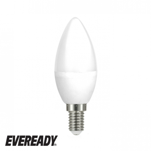 Eveready 6W Led Candle 480Lm Opal E14 Daylight Boxed S13617 - West Midland Electrics | CCTV & Electrical Wholesaler