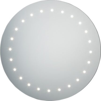 Knightsbridge 230V IP44 500mm LED Circular Bathroom Mirror ML500 - West Midland Electrics | CCTV & Electrical Wholesaler