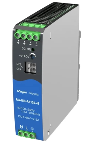 AC/DC 120W DIN-Rail Power Supply - West Midland Electrics | CCTV & Electrical Wholesaler