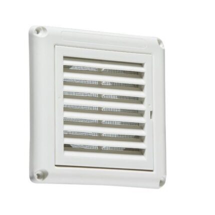Knightsbridge 100MM/4″ Extractor Fan Grille with Fly Screen – White EX009W - West Midland Electrics | CCTV & Electrical Wholesaler 5