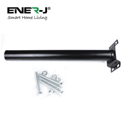 Ener-J Wall Pole for Streetlight (Dia 60mm*H500mm) + two screw bags+ plate, White housing ACC1032 - West Midland Electrics | CCTV & Electrical Wholesaler