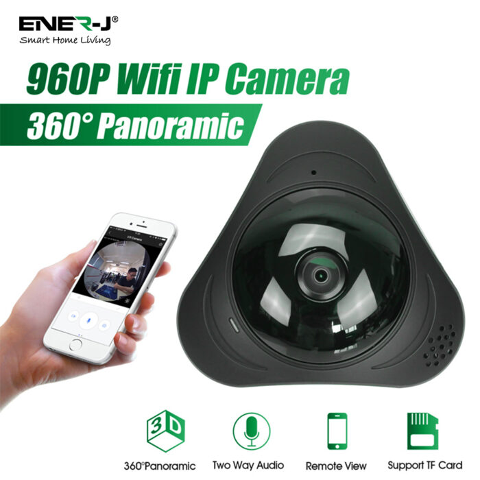 Ener-J Smart VR360 Indoor IP Camera, 360 view IPC1014 - West Midland Electrics | CCTV & Electrical Wholesaler 3