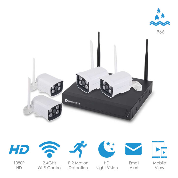 Ener-J WiFi NVR kit(8ch wireless NVR+4pc wireless camera)  2.0MP-1080P IPC1030 - West Midland Electrics | CCTV & Electrical Wholesaler 3