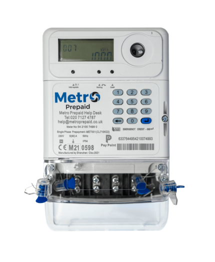 Metro Prepaid Single Phase Meter MET001 METROSINGLEPHASE - West Midland Electrics | CCTV & Electrical Wholesaler 3