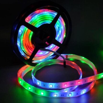 Ener-J 5 meter Running RGB Magic LED Strip with PS and Remote T446 - West Midland Electrics | CCTV & Electrical Wholesaler