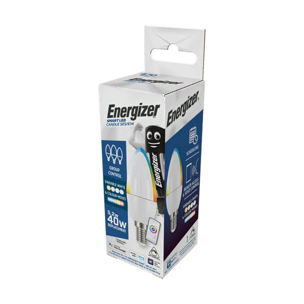 Energizer Smart LED Candle E14 - West Midland Electrics | CCTV & Electrical Wholesaler