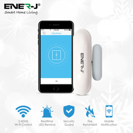 Ener-J Smart WiFi Wireless Door Sensor SHA5265 - West Midland Electrics | CCTV & Electrical Wholesaler
